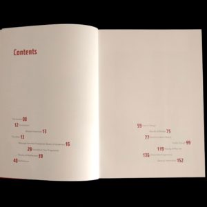 table of contents